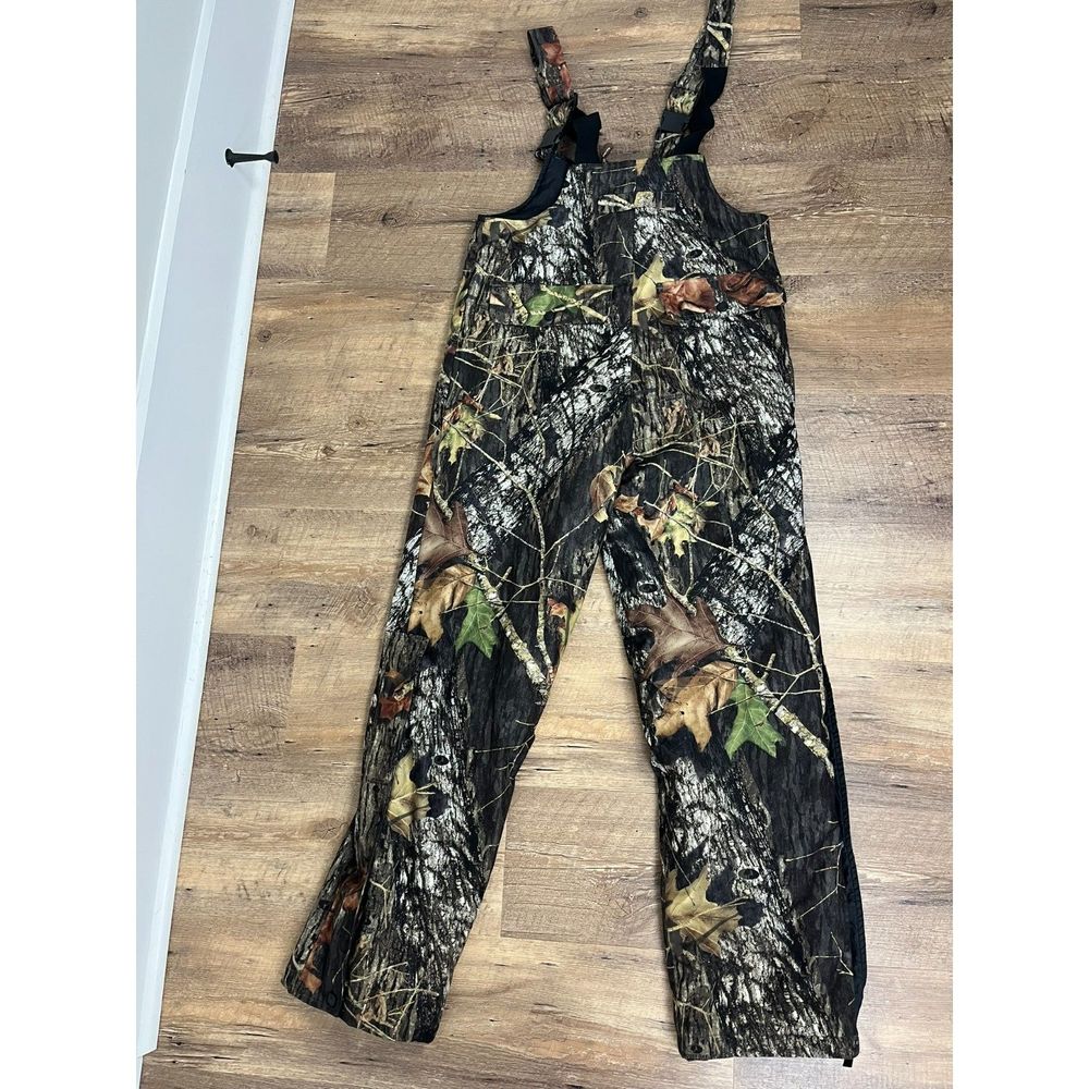 Bushmaster Mossy Oak Hunting Overalls Insulated Camo Hunting Youth Size 14-16 - Picture 8 of 10